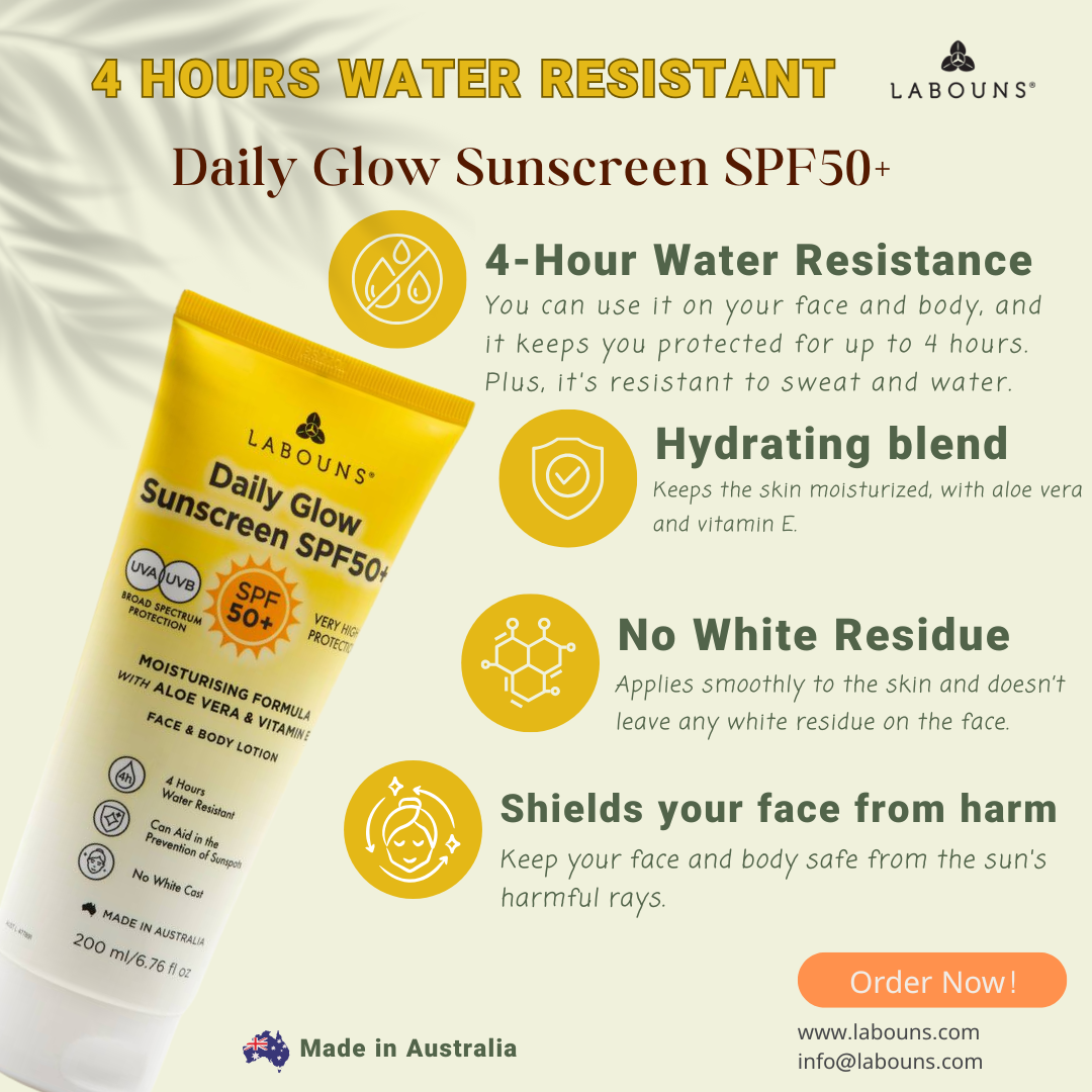 Laughlin Sunscreen Daily Glow Sunscreen SPF50+ 200 ml – Labouns